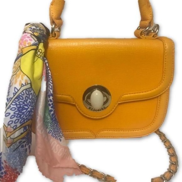 Love Moschino Handbags - Love Moschino Orange Satchel  & Scarf